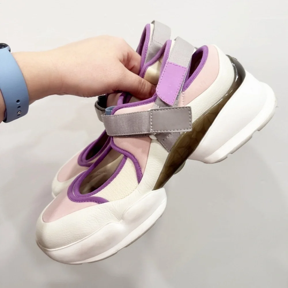 Kate Spade Cloud Cut Out Chunky Platform Sneakers Purple